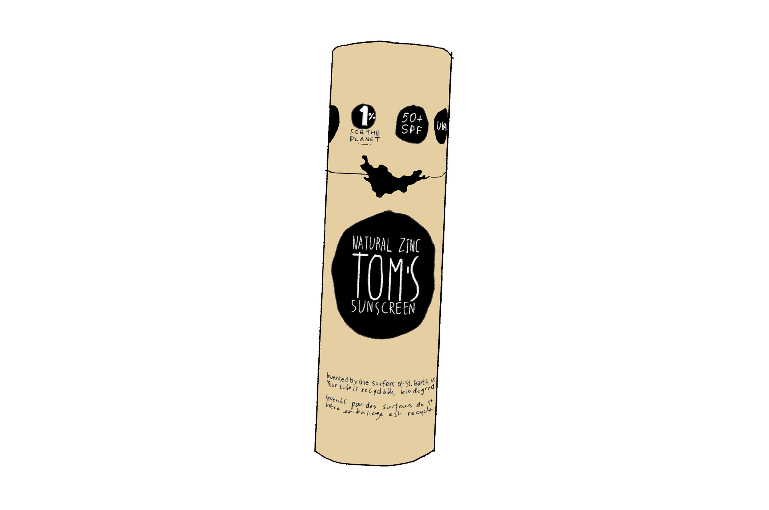Crème Solaire en stick - Tom's Sunscreen